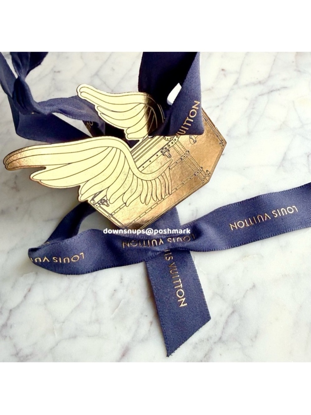 Louis Vuitton Ribbon and Gift Tag/ Ornament Set